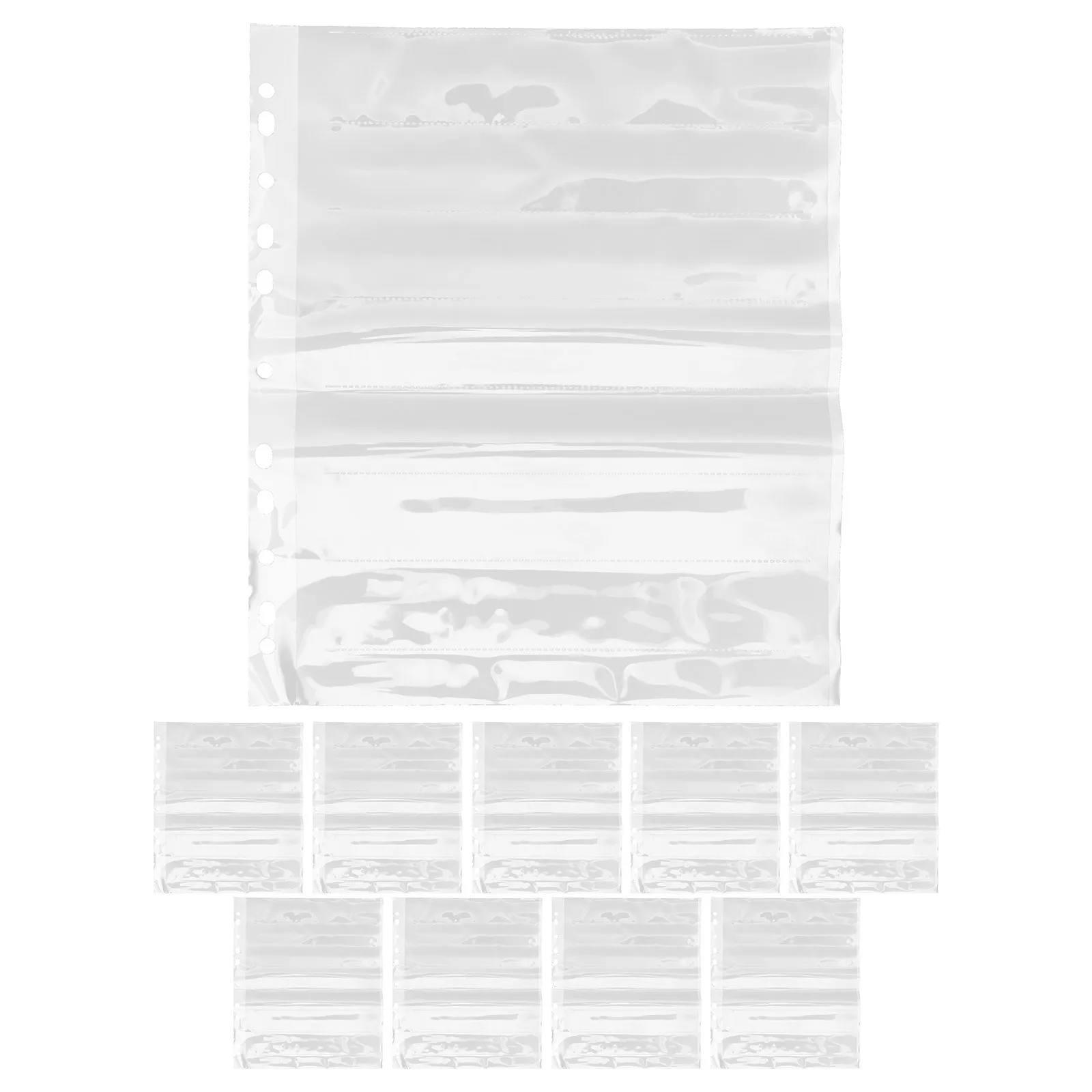 

10 шт., рукава с отрицательной пленкой, водонепроницаемые прочные защитные листы для слайдов и сохранения отрицательных веществ, компактная папка, готовая к переплетению