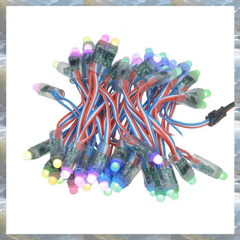 T82C Vendita Calda-200Pc WS2811 RGB Pixel LED Luce Indirizzabile Individualmente 12Mm Diffusa Digitale a Colori LED Modulo Pixel Luce