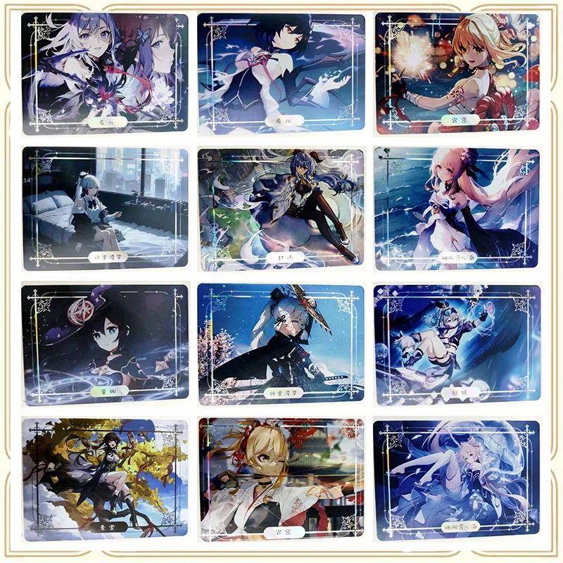 

Anime Goddess Story SSR ACG Sexy Card Genshin Impact Kamisato Ayaka Collection Card Toys for boys Christmas birthday present