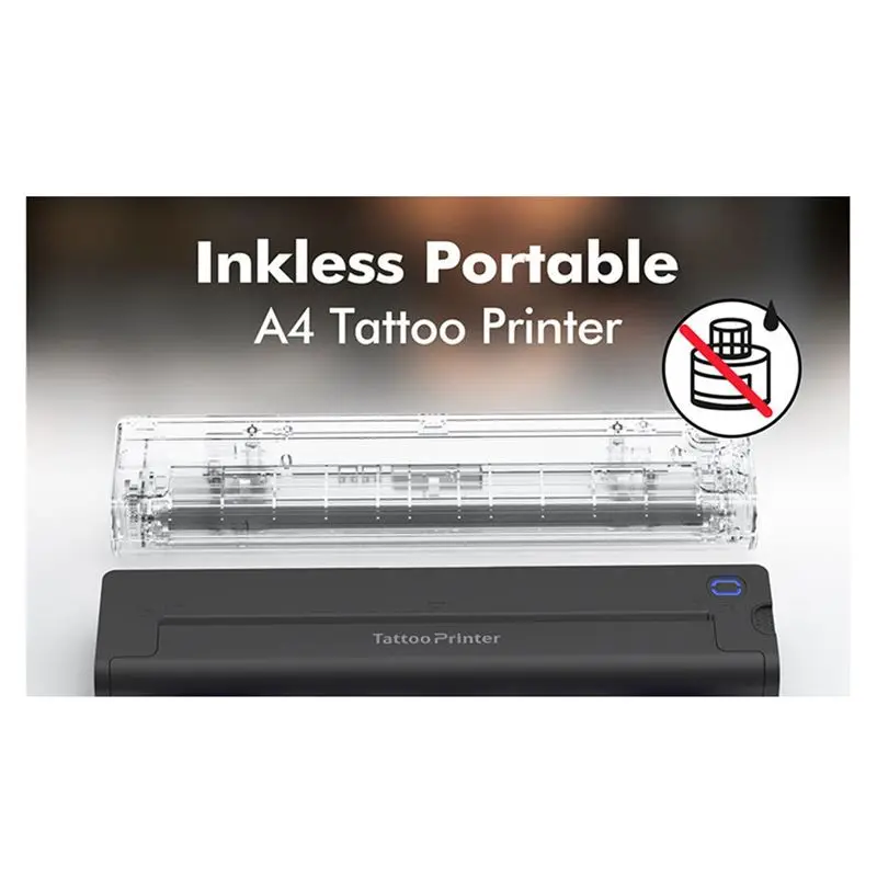 Classic-Automatic Fast Printing Tattoo Transfer Printer Bluetooth Enabled Portable Stencil Maker For Small Business Wireless Tat