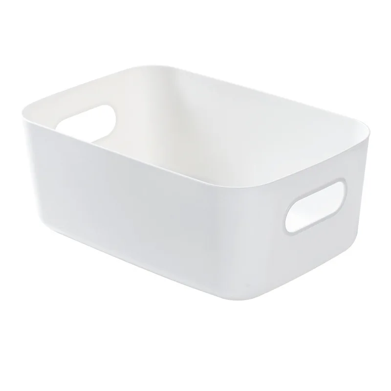 1-piece S-L Dormitory Miscellaneous Storage Box Desktop Cosmetic Storage Box Bathroom Kitchen Bedroom Plastic Storage Basket