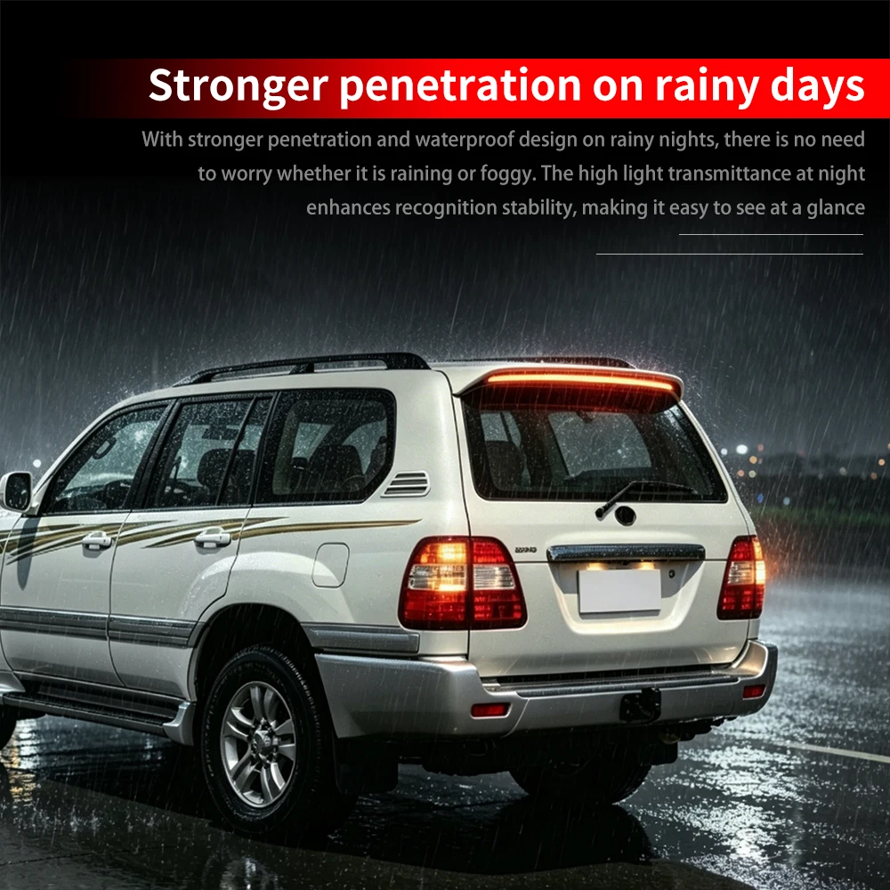 For Toyota 1997-2007 Land Cruiser LC100 Rear Spoiler Reduce Wind Drag Improve Driving Stability Car Exterior Tuning Accessories