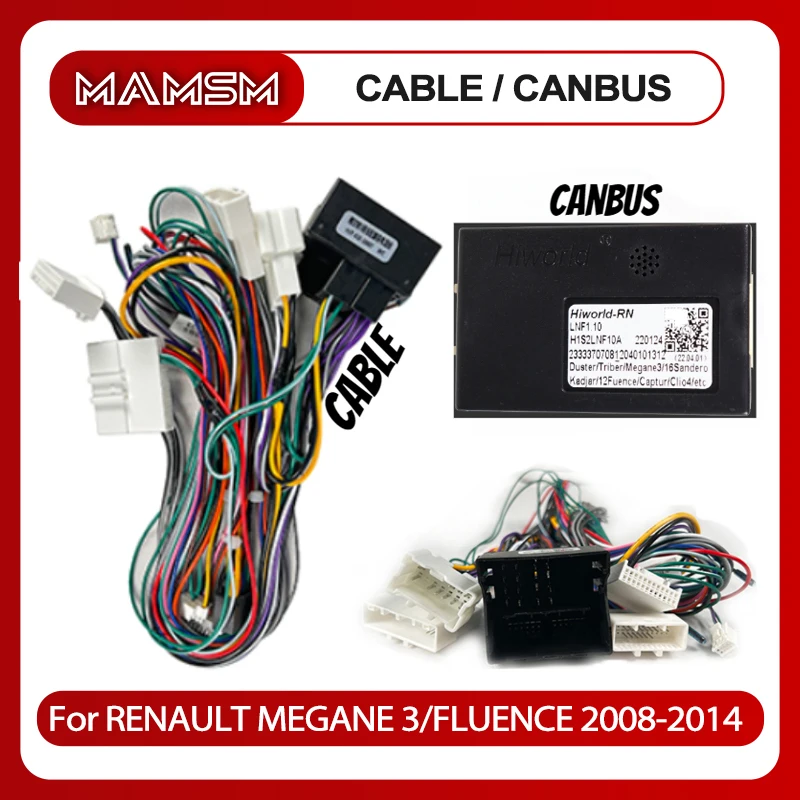 MAMSM Car Radio Canbus Box For RENAULT MEGANE 3/FLUENCE Auto