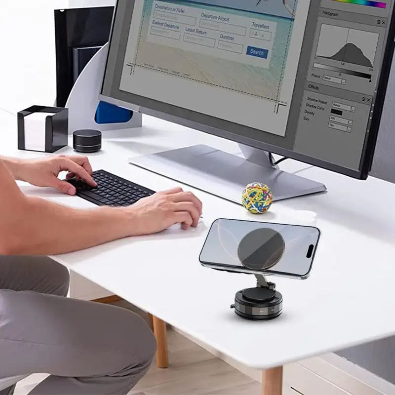 รถดูดโทรศัพท์แม่เหล็ก Mount Magnetic Dashboard ผู้ถือโทรศัพท์ดูด Home Road-Trip ใช้สมาร์ทโฟนสนับสนุนยานยนต์