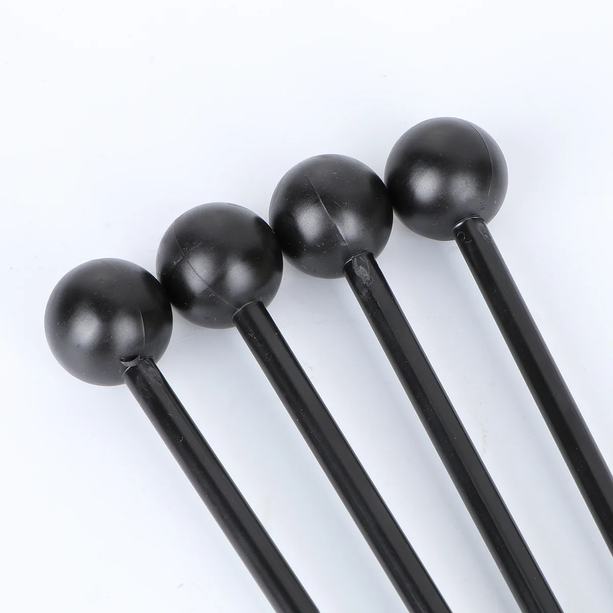 

10Pcs Kids Drum Hammer Plastic Black Durable Lightweight Handheld Teaching Aid Children Drum Stick Gift Children Teaching Aids