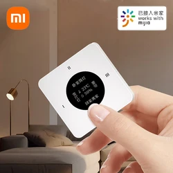 Xiaomi Linptech Mini Intelligent Wireless Switch Temperature Humidity Sensors Work with Mijia APP Wireless Remote Control Switch