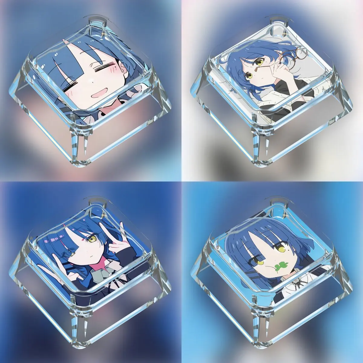 Diy Self Made Goddess Story Yamada Ryo Mechanical Keyboard Keycaps Cross-Axis Mechanical Keyboard Pc Personalized Keycaps Gift