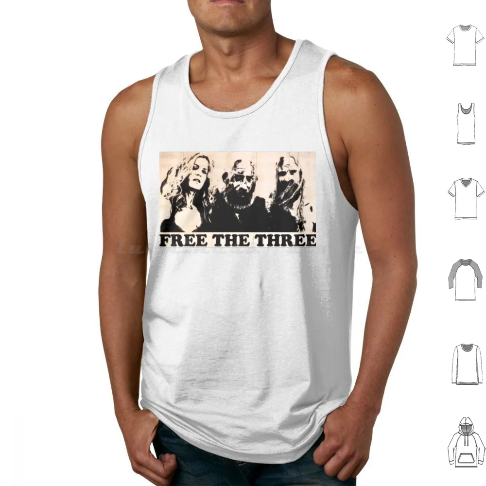 

Бесплатно The Three 3 From Hell Movie Роб Зомби Майки Жилет без рукавов Free The Three 3 From Hell Horror Rob Zombie Zombie