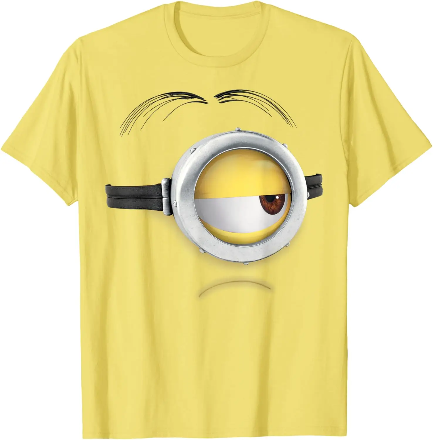 

MINISO X Despicable Me Minions Stuart Frown Face Graphic T-Shirt T-Shirt