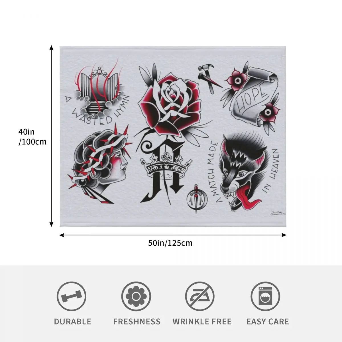 بطانيات رمي بشعار فرقة المهندسين المعماريين لسرير السرير والنزهات والبطانيات الصيفية #4