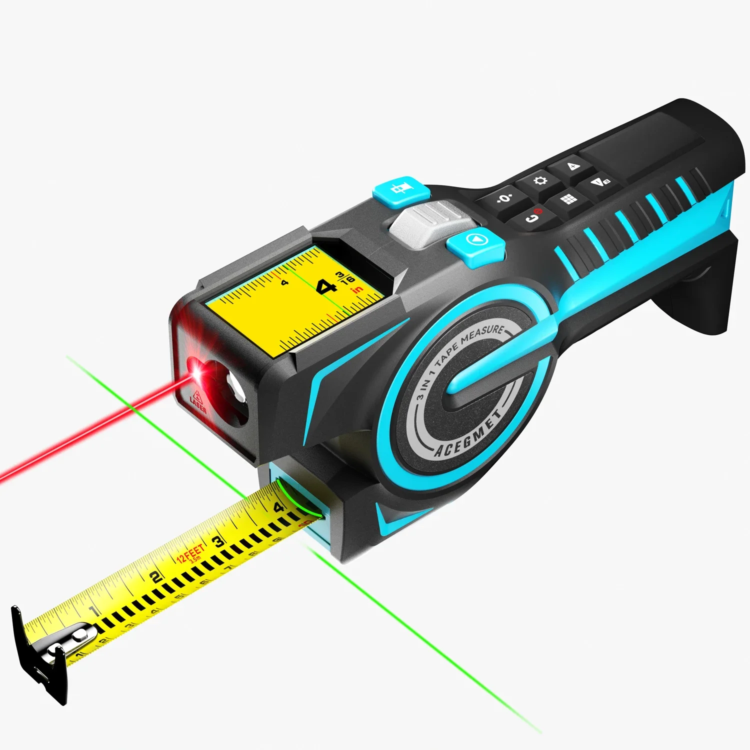 2026 Mileseey DTX10 3-in-Tape Measurement Digital Distance Meter Instant Digital Reading Distance Separation Tools