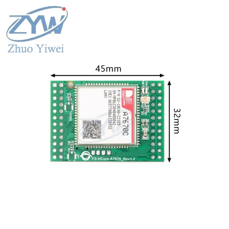 Imagem -05 - Placa de Desenvolvimento Módulo Netcom Completo A7670c 4g Cat1 2g Lte Gsm Stm32 Networking Fs-mcore-a7670c Fs-hcore-a7670c Fs-hcore-a7670c