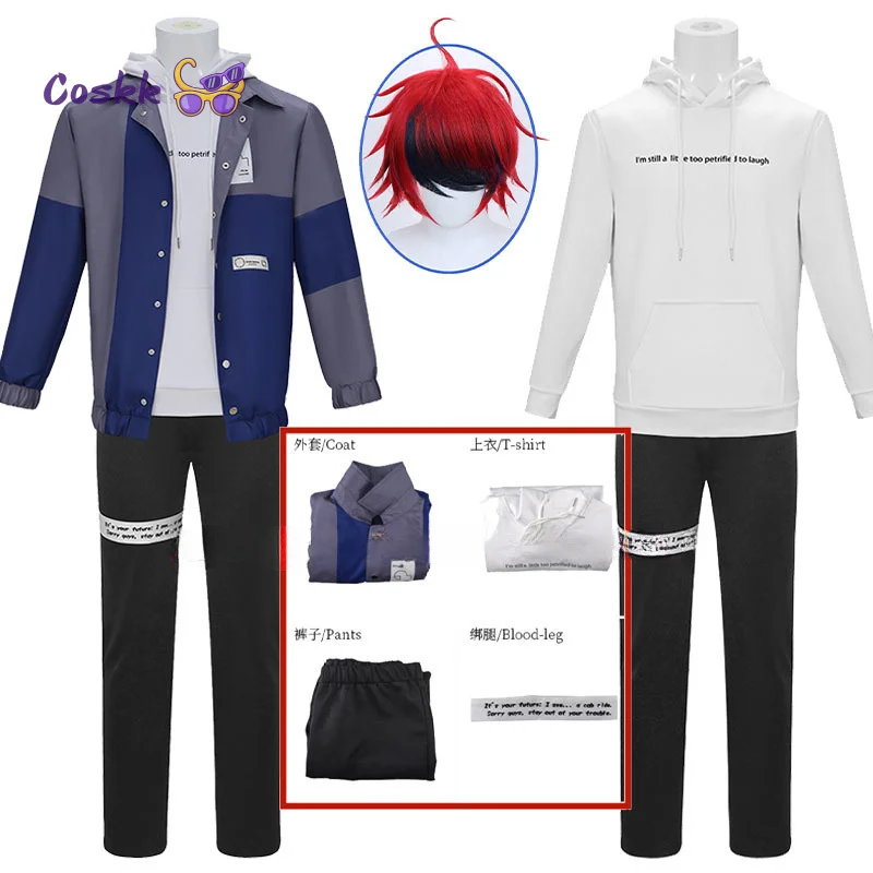 

Sumino Takumi Cosplay Costume The Hundred Line -Last Defense Academy Daily Uniform Jacket Hoodie Halloween Carnival Party Outfit