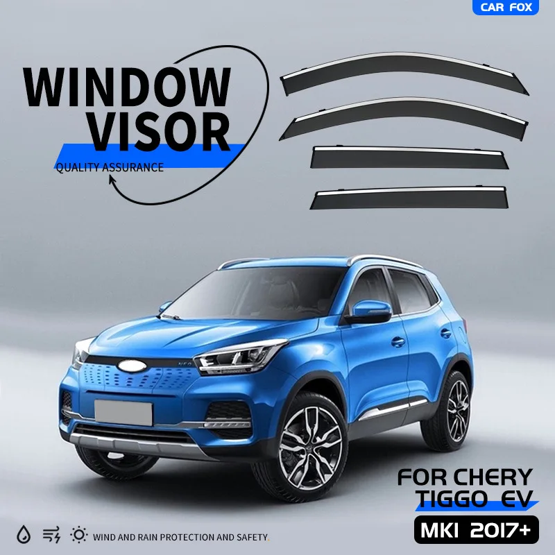 

Для Chery Tiggo EV 2017+ козырек на окно автомобиля, тент, навесы, лобовое стекло, боковое окно, дождевик, солнцезащитный козырек, автоаксессуары, Стайлинг автомобиля