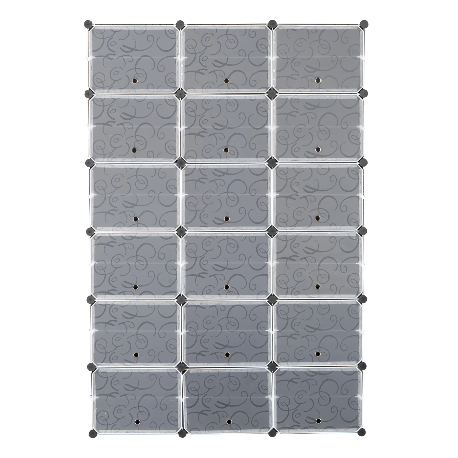 12-Tier Portable 72 Pair Shoe Rack Organizer 36 Grids Tower Shelf Storage Cabinet Stand Expandable for Heels, Boots, Slippers,