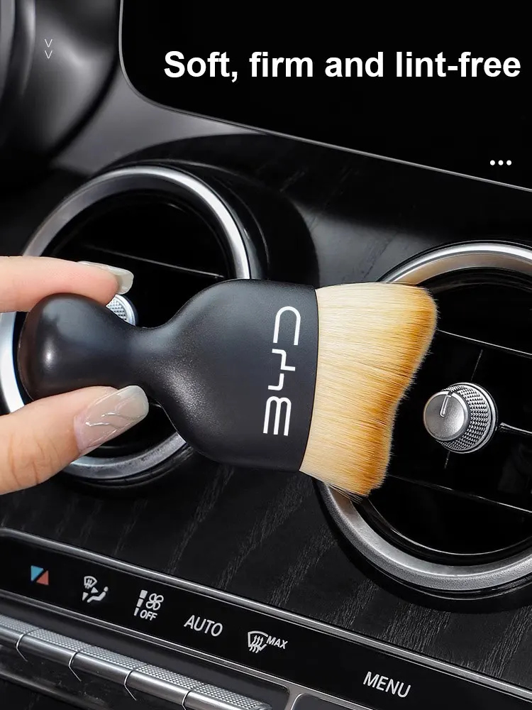 For BYD YUAN PLUS ATTO 3 Dolphin Seagull Sealion SeaLeopard SONG PRO Han Qin Car Air Vent Soft Cleaning Brush Crevice Dusting