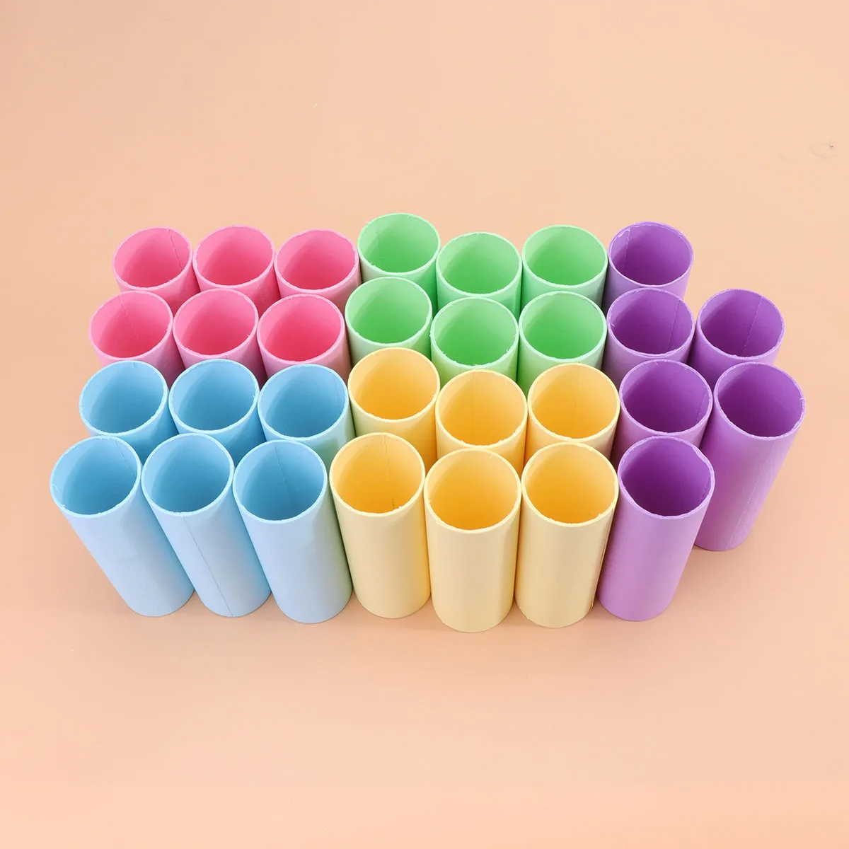 30Pcs Kraft Paper Cardboard Tubes Mailing Rolls for Art Paintings Drawings Document Shipping Storage Protector