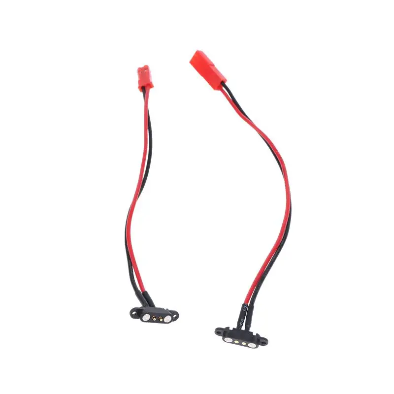 Universal Magnetic Snap-on Cable, JR/JST Extension Lead for RC Model Battery Accessories