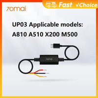 70mai Hardwire Kit Type-C Interface 70mai Parking Surveillance Cable UP03 24H Parking Monitor