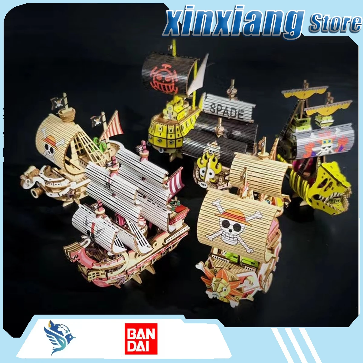 

Bandai One Piece Decorative items model toys three-dimensional puzzle surprises comics souvenirs trendy toys animations Cartoon