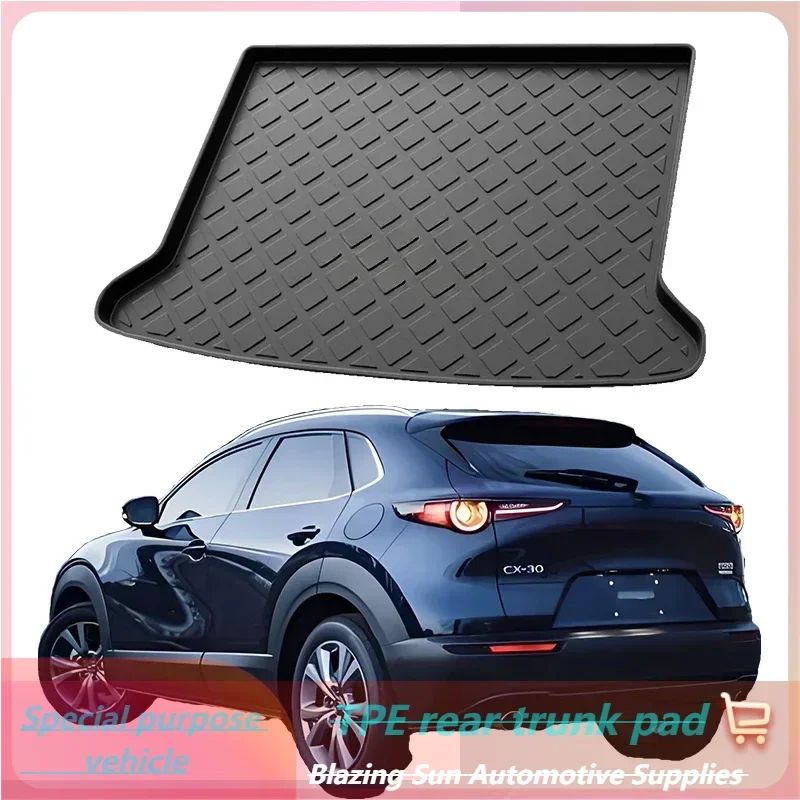 

Car Auto Rear Boot Cargo Liner Tray Trunk Mat Carpet for Mazda CX-30 2020-2024 Cushion Pad Carpet Pad Anti-dirty Anti-water