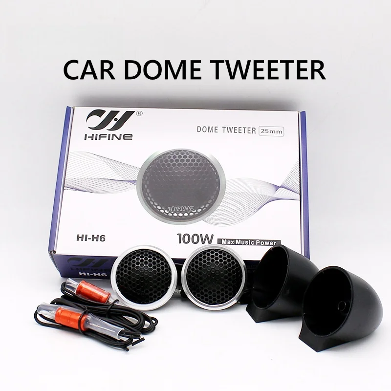 Auto Laut Dome Hochtöner Lautsprecher 100 W Super Power Stereo Fahrzeug Lautsprecher Für Auto Modifikation Hoher Audio Lautsprecher