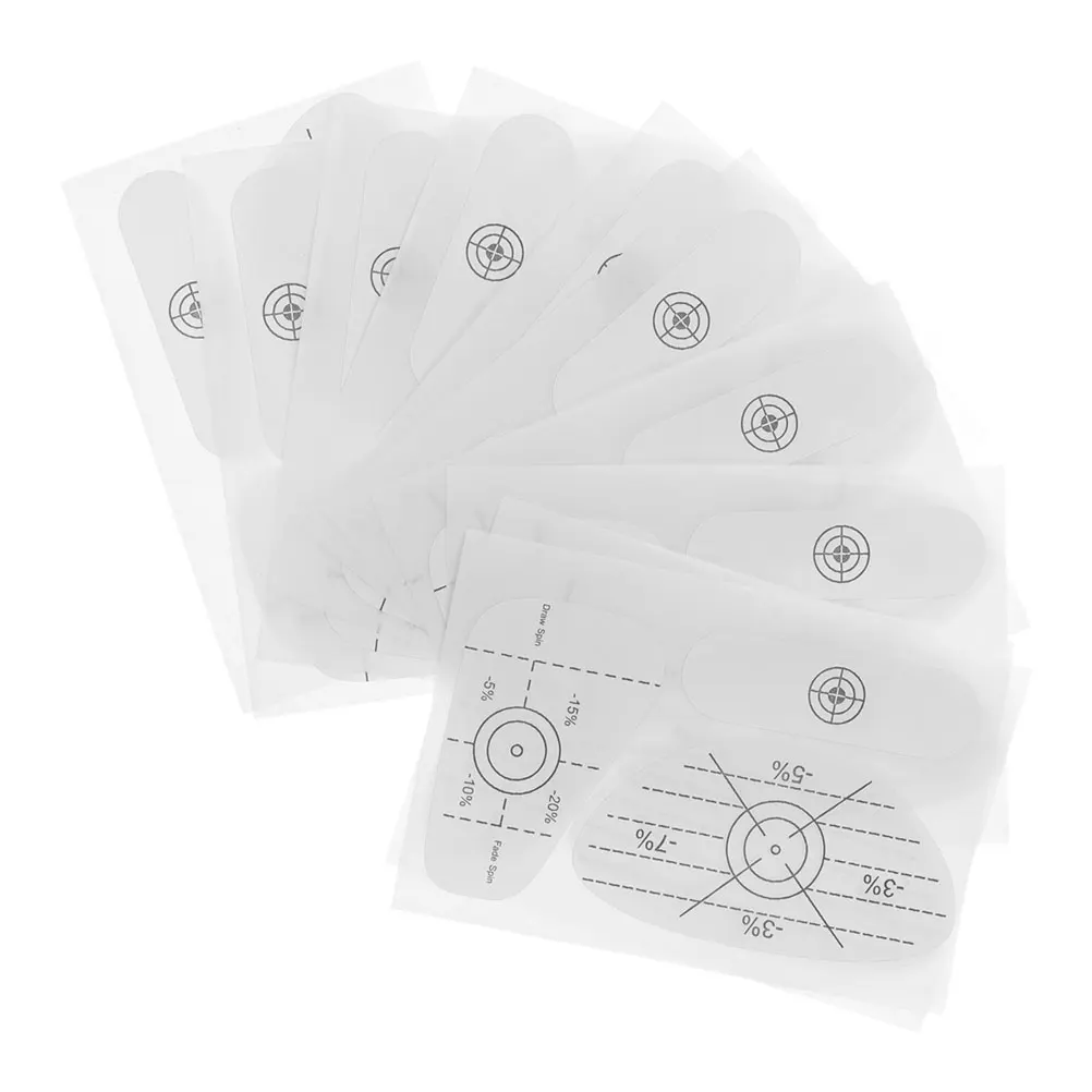 

25 PCS Golf Club Stickers Swing Improvement Tool Analysis Impact Consistency Tapes Labels Drivers Irons and Putters