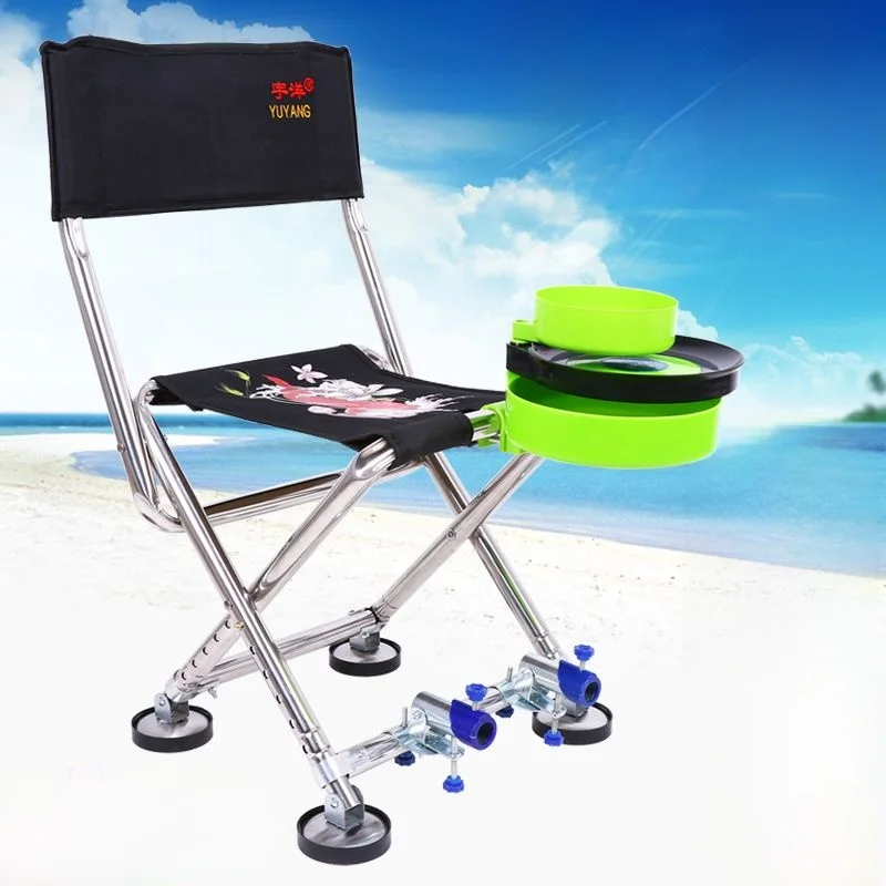stainless-steel-portable-fishing-chair-small-liftable-outdoor-camping-travel-gear-random-color-cannon-chair-fishing