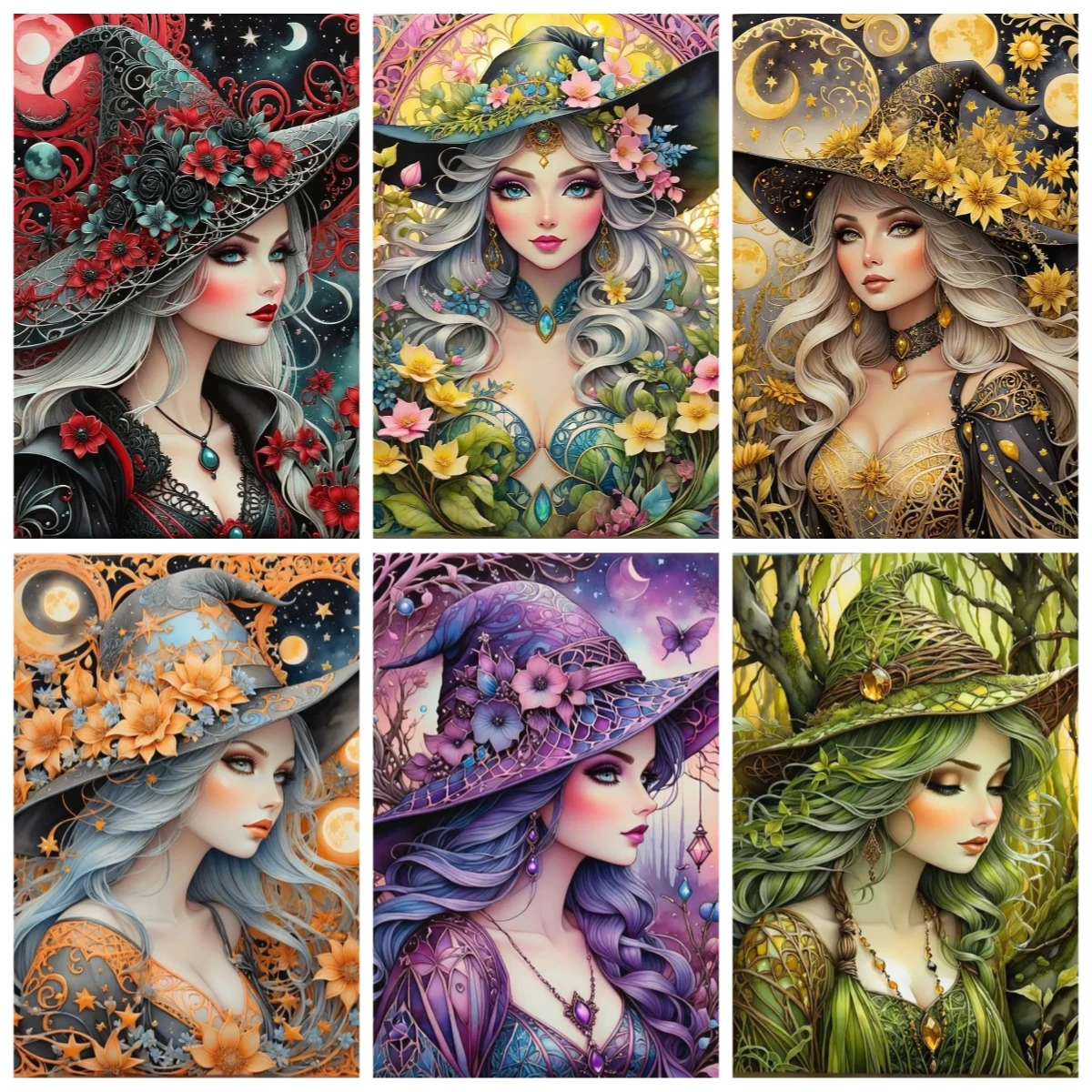 

1000 pcs Witch Girl Puzzle Home Decor Adults Puzzle Games Family Fun Floor PuzzlesEducational Toys for Kids