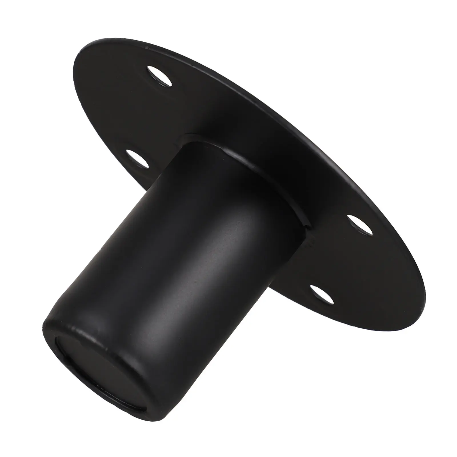 

1Pcs Iron Speaker Mount Stand Bracket Black Spray Paint Wear Resistant Speaker Base Stable Fixing Audio Metal Holder