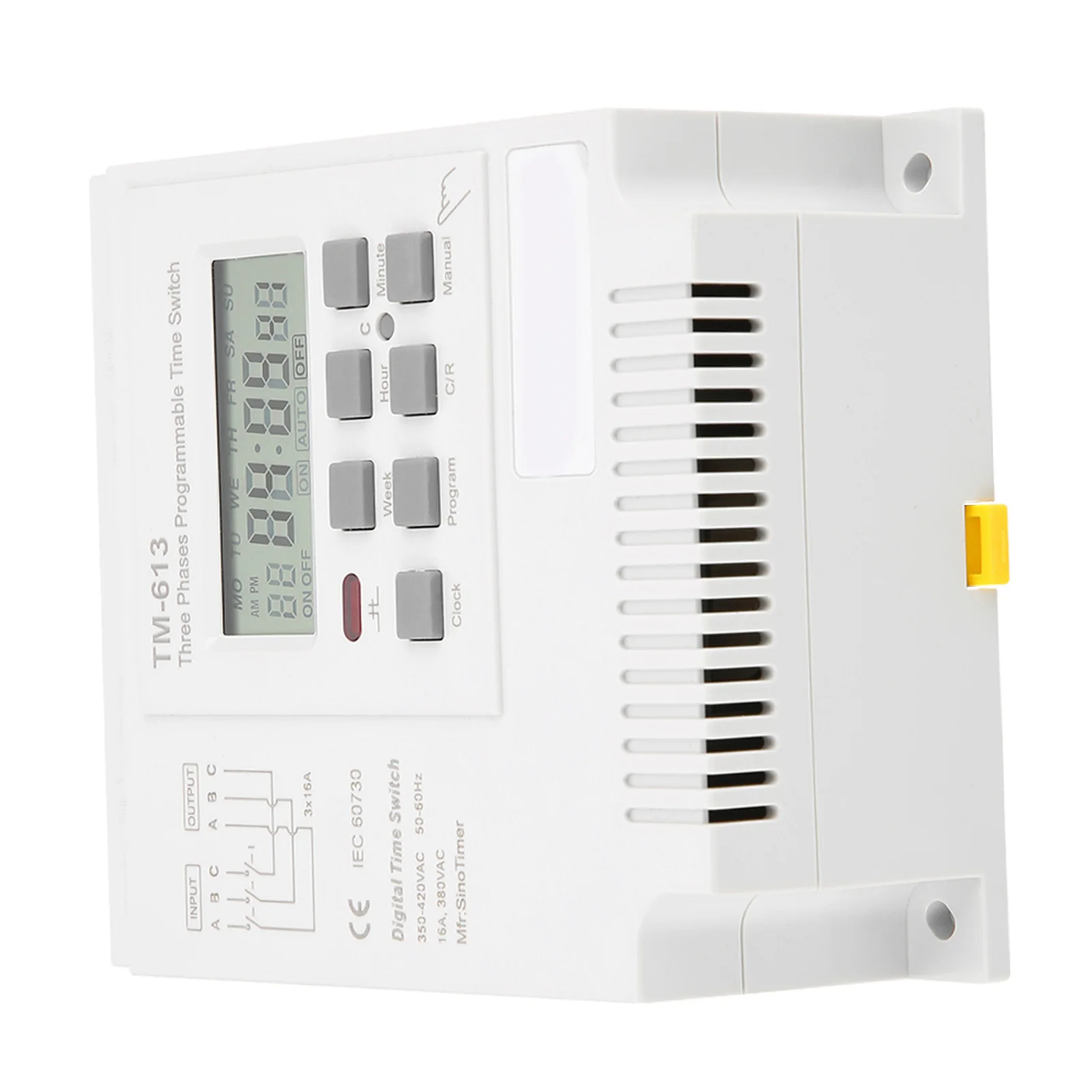 Afbeelding 7: TM-163 Drie fasen tijdrelais 380V slimme digitale wekelijkse programmeerbare besturing Power Timer-schakelaar