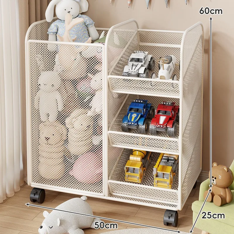 

Yoga mat storage basket, removable fitness equipment storage rack, multi-functional exercise tool storage rack with wheels