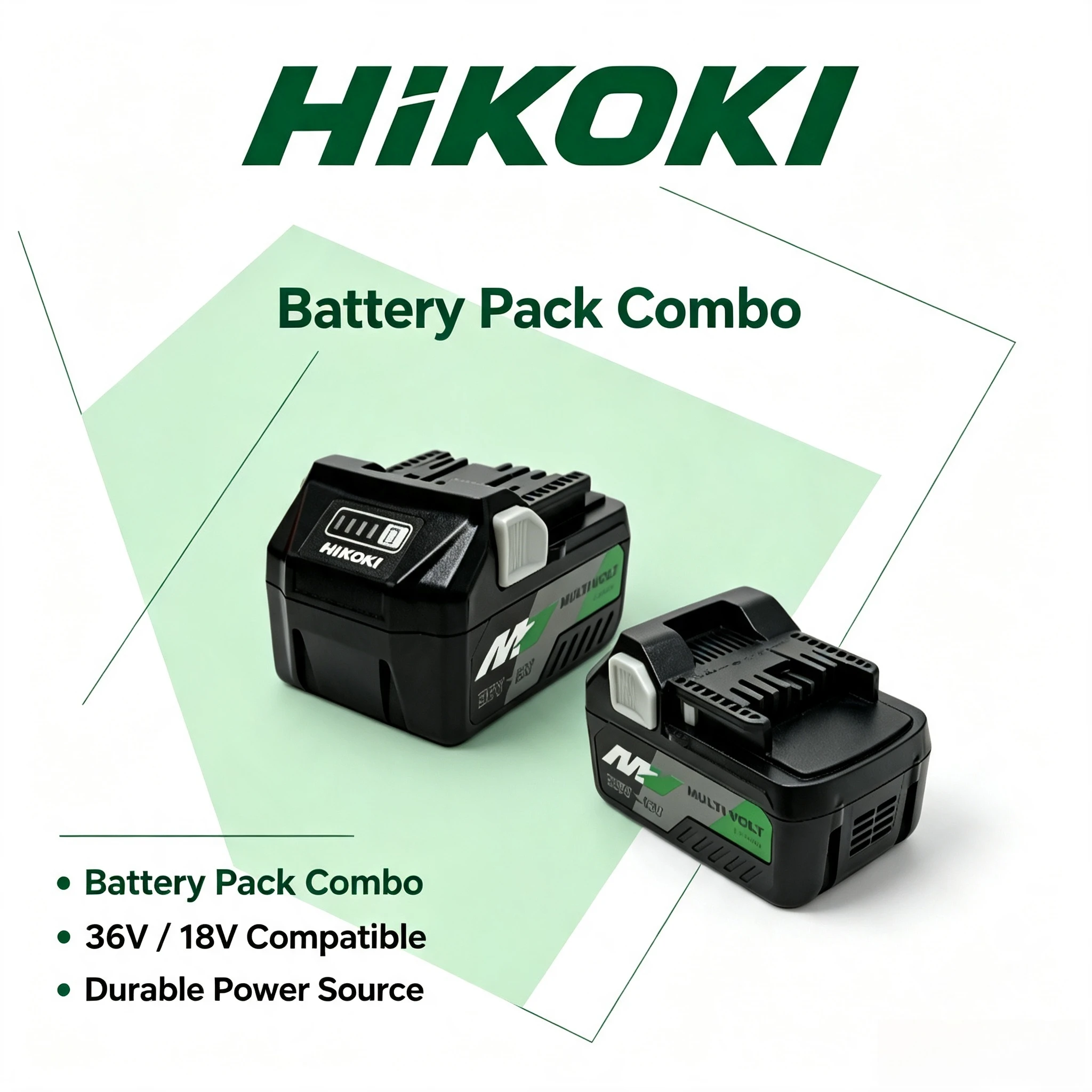 HiKOKI li‑ion 5.0Ah/8.0Ah power tool battery,for 18V/36V brushless drill. Low self‑discharge, long cycle life,For power tool