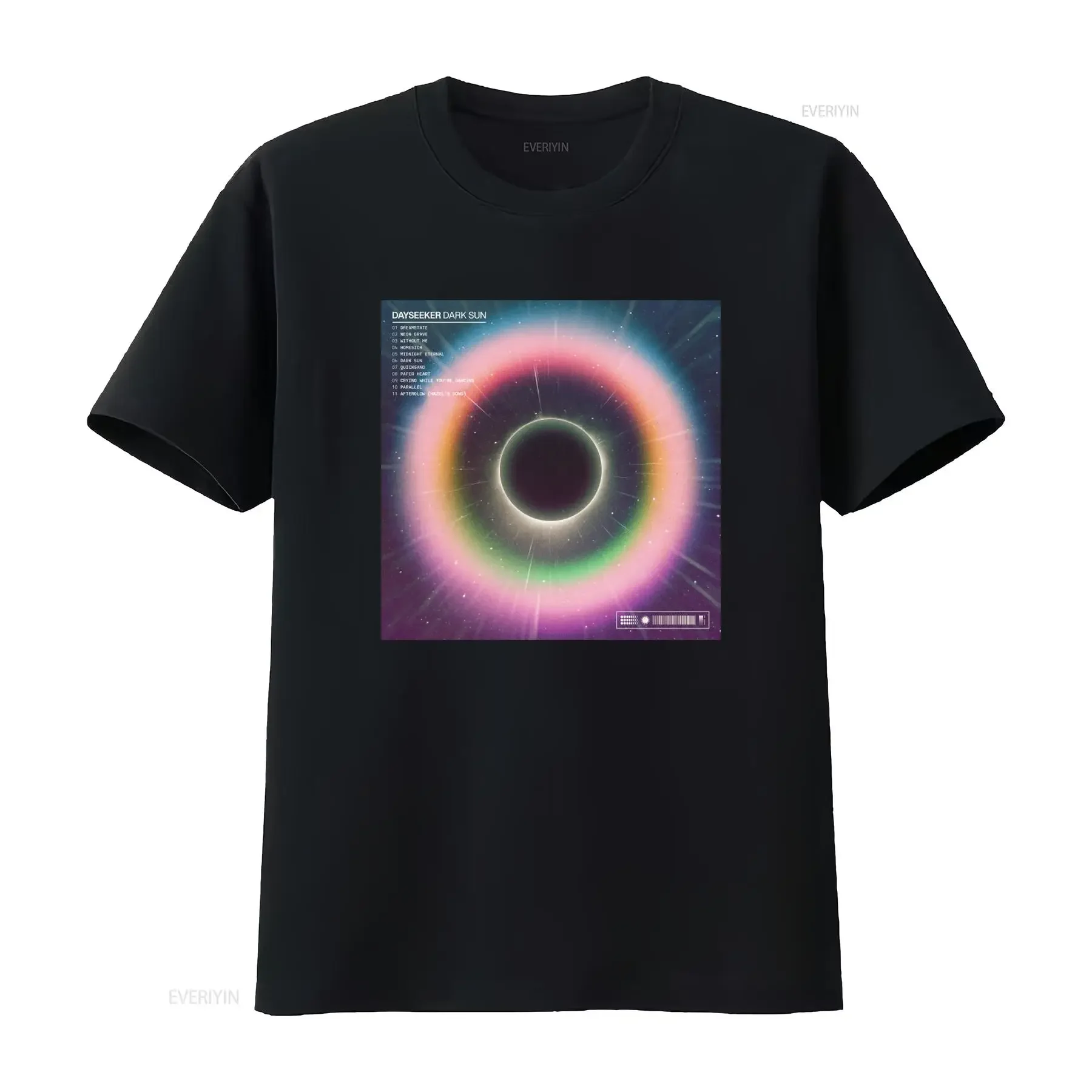 Limited NWT Dayseeker Dark Sun American Post hardcore Punk Band T Shirt S 4XL with Stunning Solar Eclipse Design vintage