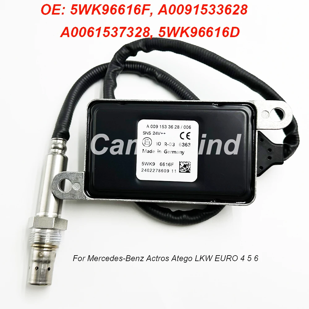 

5WK96616F 5WK96616D A0091533628 A0061537328 A0091533006 Nox Sensor 24V For Mercedes-Benz Actros Atego TRUCK LORRY 5WK96616E