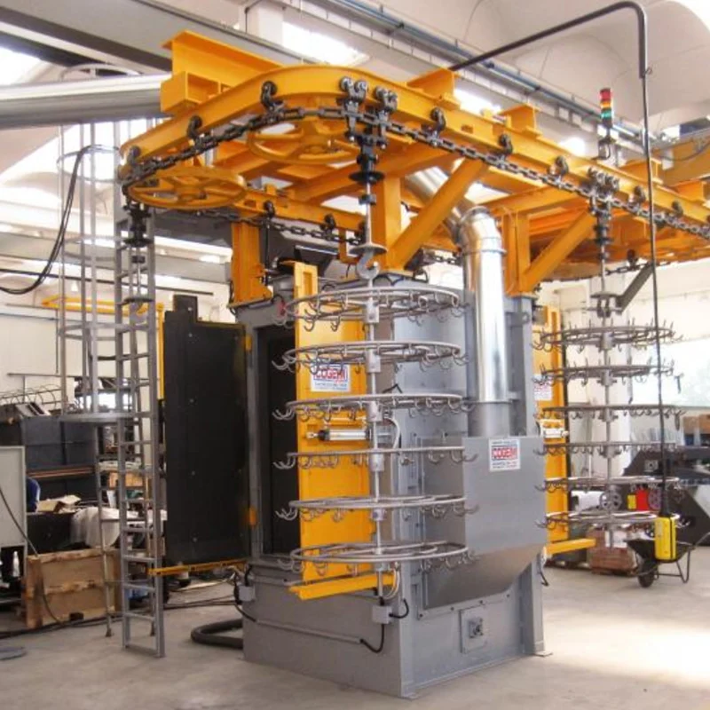 High-Durability Double Hook Type Shot Blasting Machine Industrial Shot Blaster for Heavy Metal Workpieces Processing