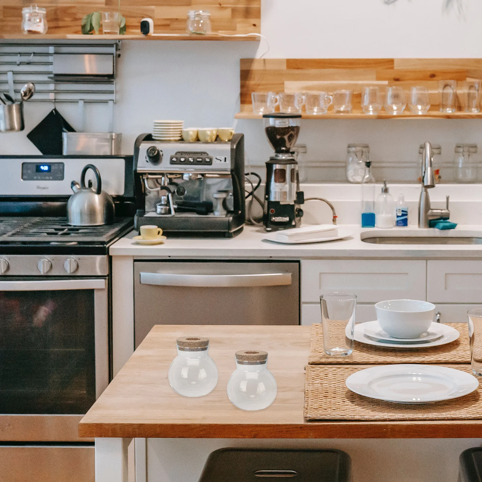 

2Pcs Water Planting Vase Glass High Quality Simple Styling Flower Arrangement Household Decor Simple Glass Vase