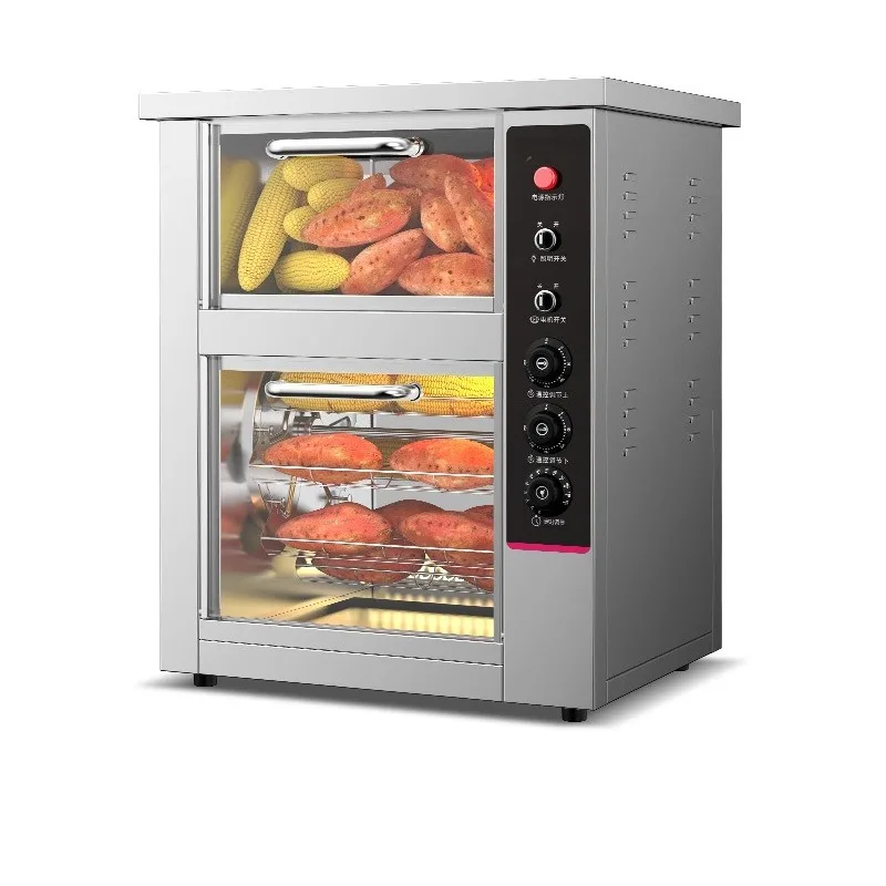 

Коммерческая автоматическая электрическая печь для жарки сладкого картофеля, настольная машина для выпечки кукурузы и картофеля, оборудование для уличной торговли