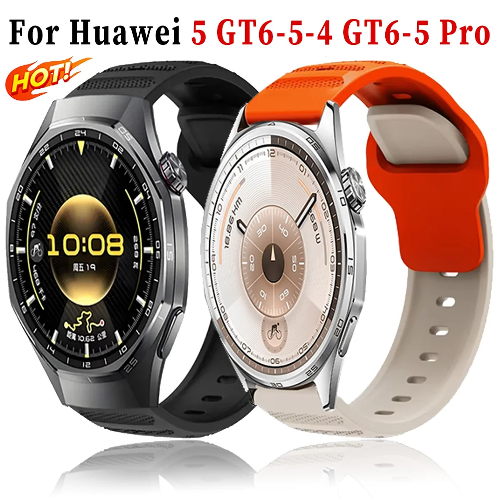 22mm 20mm Silikonarmband für Huawei Watch 5 GT6-5-4 GT6-5 Pro 46mm Ultimate 2 Armband Handgelenksband Amazfit Balance 3 2 Bip Max 6 5