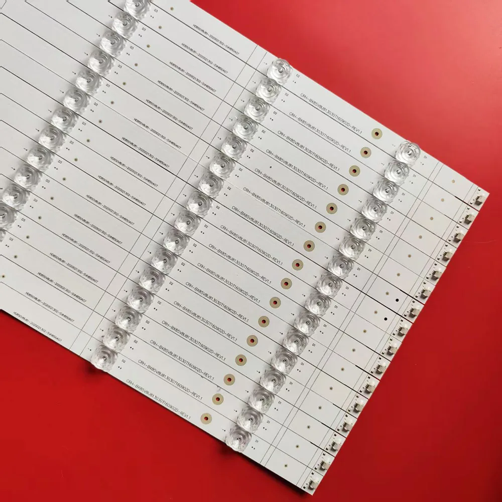 

Лента светодиодной подсветки для 85H6570G 85H6510G 85H78G 85E7F HD850V8U81-2020021302 SVH850A07 CRH-BX85V8U813030T160902D-REV1.1