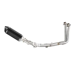 For Honda XL750 Transalp 2023 2024 CB750 Hornet 23-24 Transalp 750 Escape Motorcycle Exhaust Muffler With Link Pipe Slip-on
