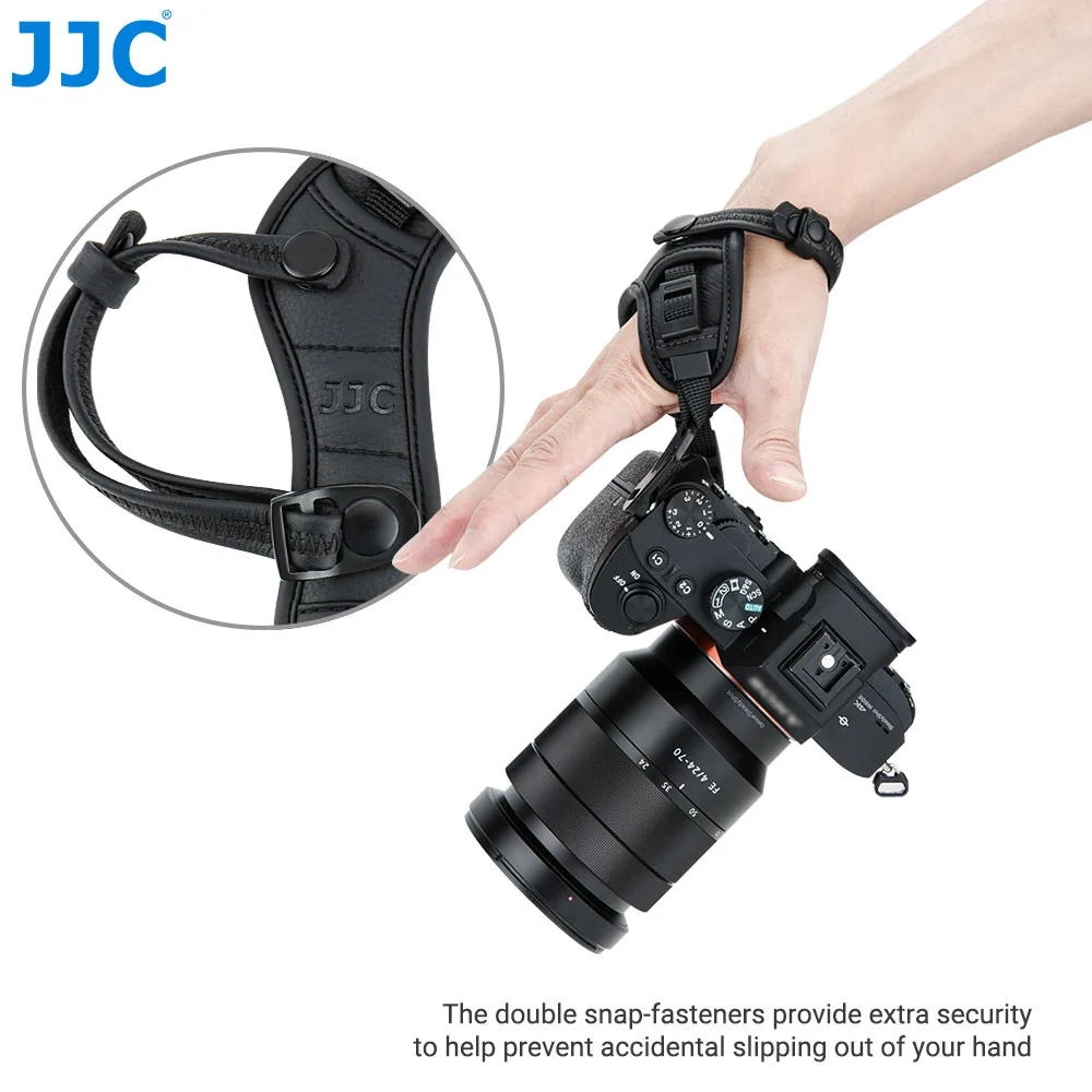 JJC Camera Hand Grip Strap Wrist Strap for Canon EOS R5 Mark II R6 MarkII R7 R8 R10 R50 R100 EOS R RP R5c R3 Powershot SX70 SX60