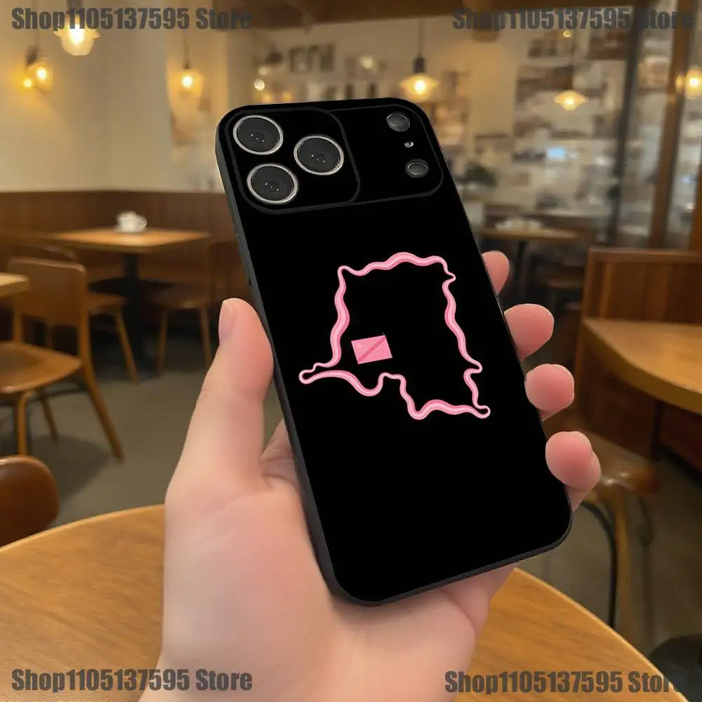 Чехол для телефона с флагом Демократической Республики Конго для iPhone 17,16,15,14,13,12,11,Pro,XS,Max,XR,Plus,E,SE4,Mini Black Soft Cover