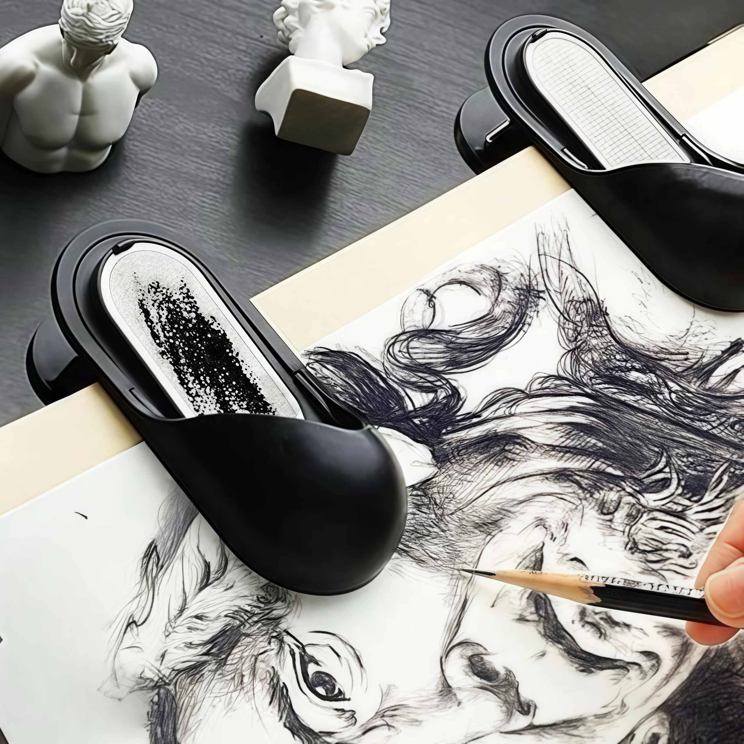 مبراة أقلام رصاص، مبراة طرفية، مشبك لوحة الرسم، مشبك رسم فني، مبراة الرصاص الاحترافية، اللوازم المدرسية