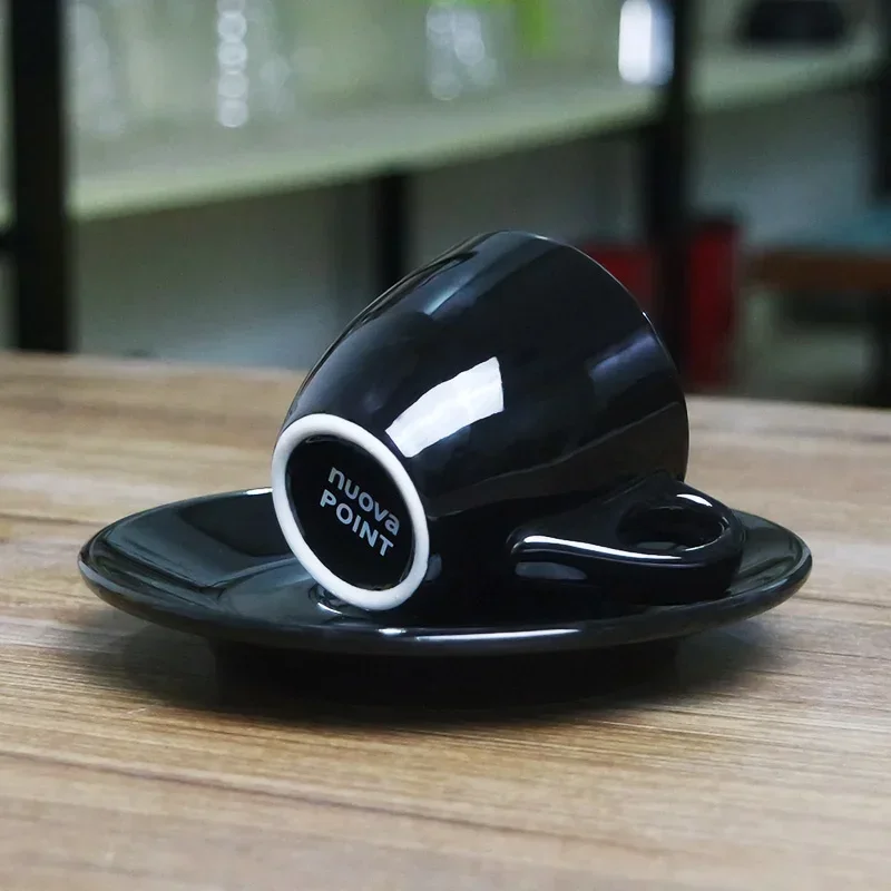 Nuova Point Professional Competition Level Espresso Mug Thick Cafe Espresso Mug Coffee Cup Saucer Sets Turkish Coffee Cups B3Q8Z