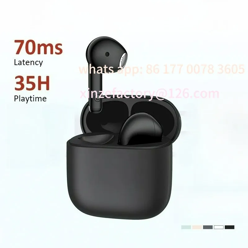 

Customizable True Wireless Earbuds TWS Bluetooth Earphone 70ms Low Latency Bluetooth V6.0 IP54 Waterproof 35Hrs Playtime