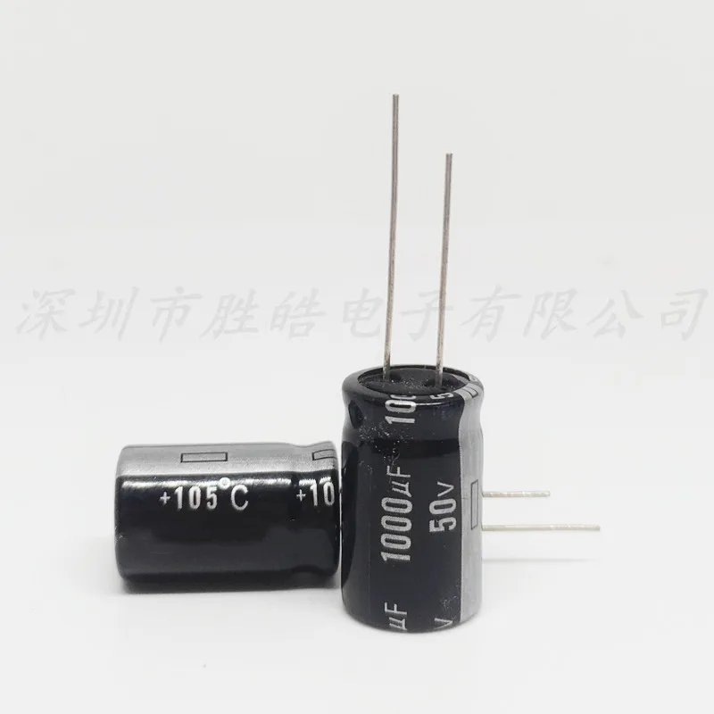 

(5PCS/50PCS) 50V1000uF Series 12.5x25mm High Quality 50V1000uF Aluminum Electrolytic Capacitor