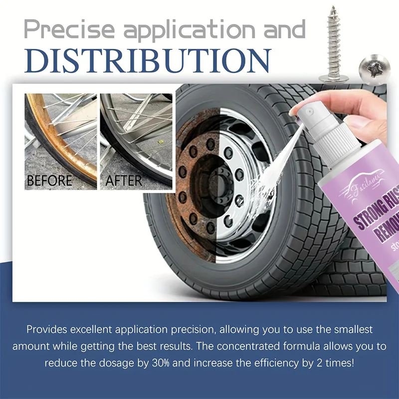 

Motorcycle Rust-Proof Conversion Spray for RV Wheels, Tires & Door Locks - Exterior Cleaning and Lubricating Agent RV Cleaners