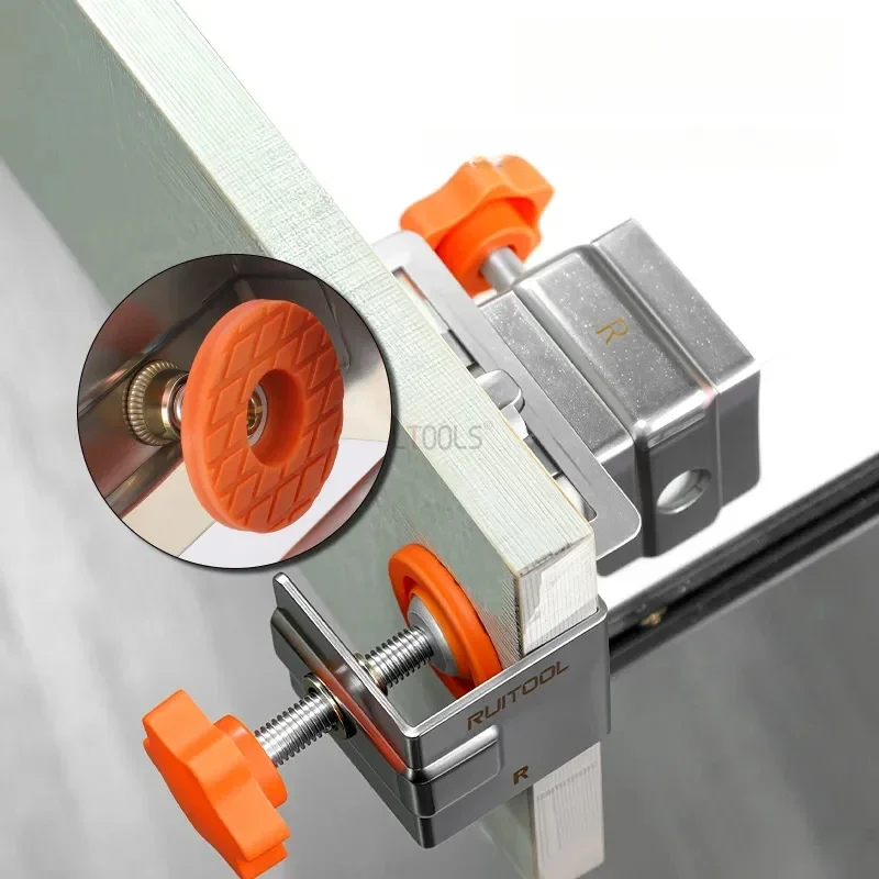 

Large Drawer Panel Installation Clip Set No Handle Needed Cabinet Door Panel Mounting Jig Bidirectional Panel Mounting Fixture