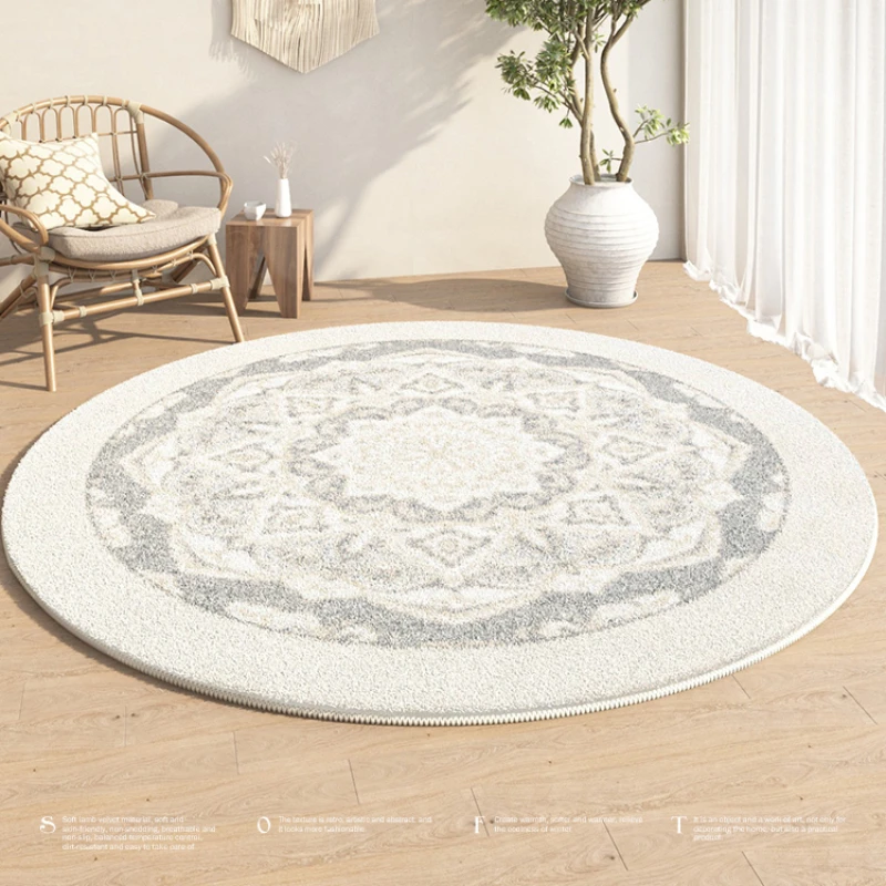 

round Living Room Carpet Bedroom Thickened Bedside Sofa Table Carpet